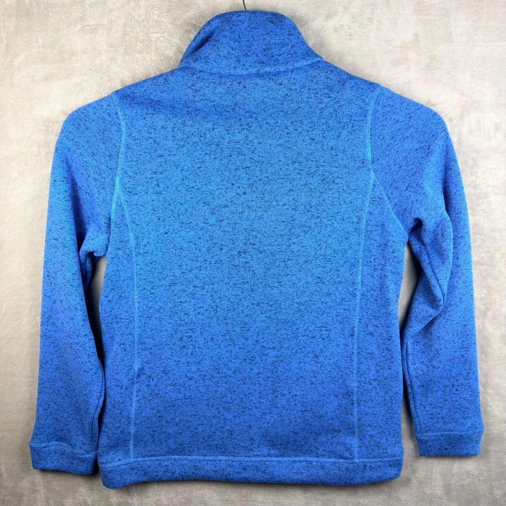 NEW Stormtech Performance Fleece Jacket Men L Blue Full‎ Zip Heathered Outdoor